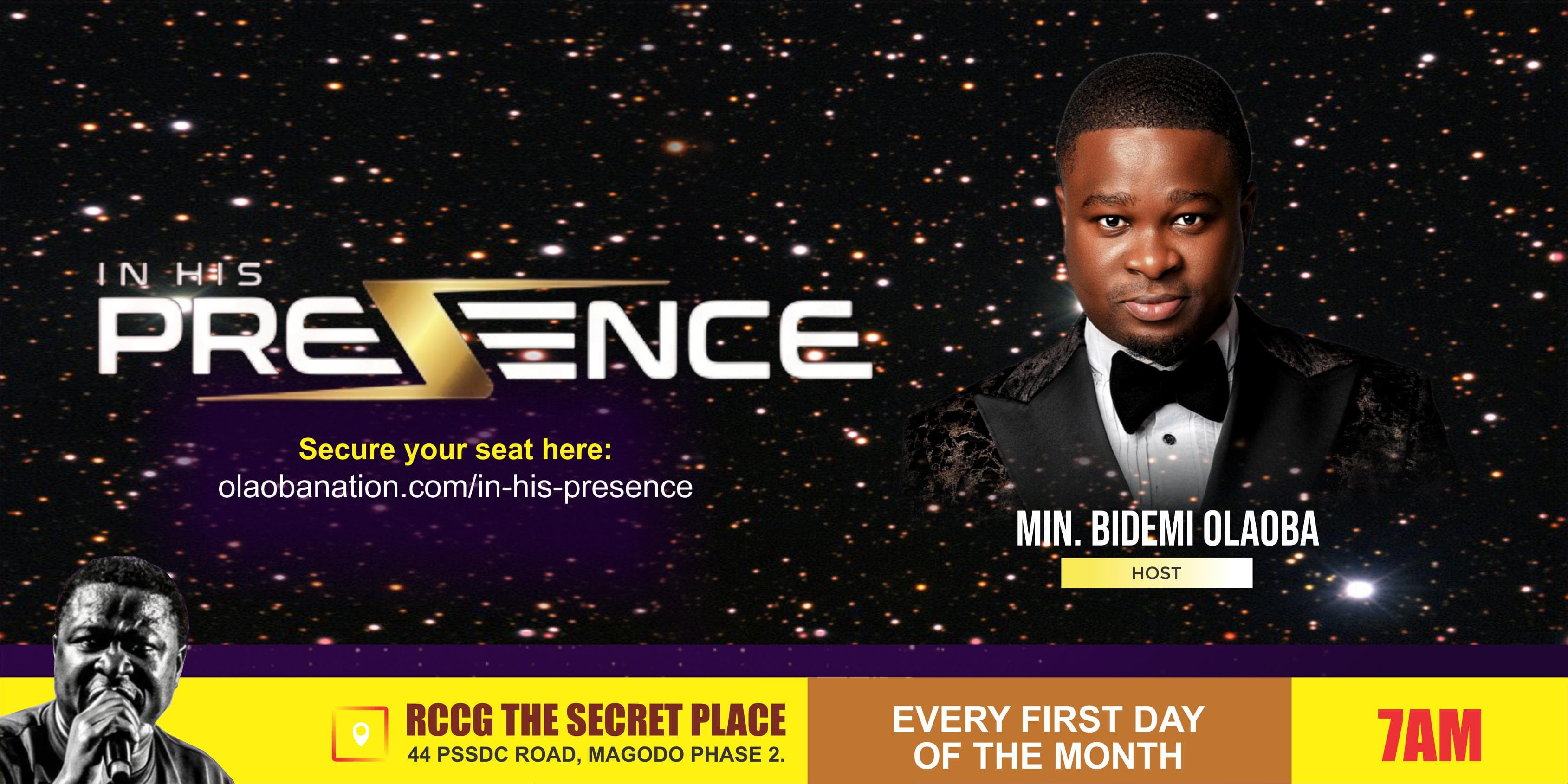 In His Presence – with Min. Bidemi Olaoba