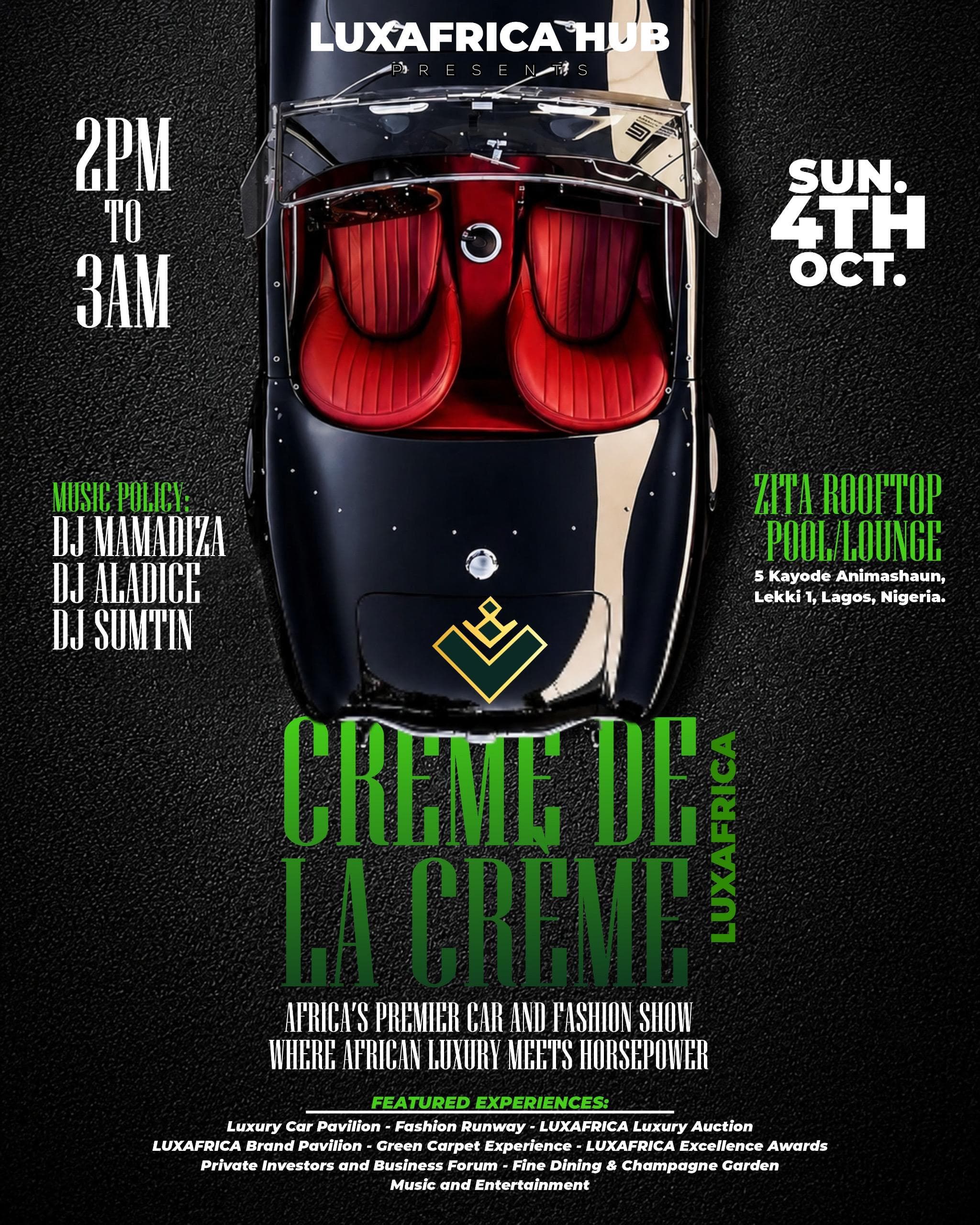 Crème de la Crème by LUXAFRICA