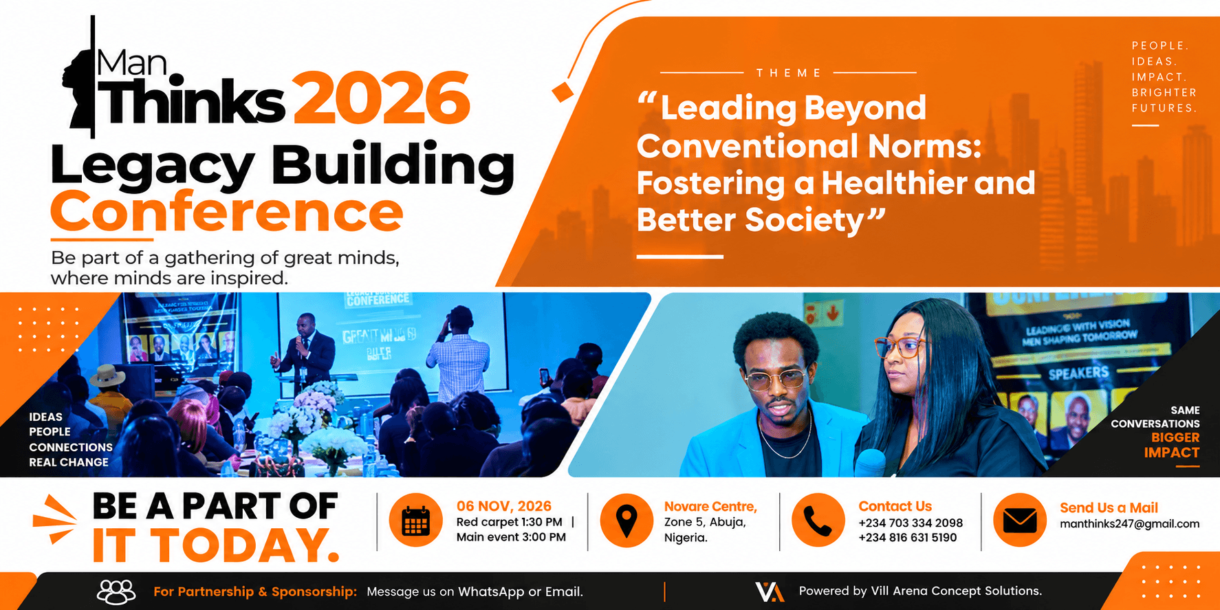 The Legacy Building Conference 2026: Men's Leadership & Networking