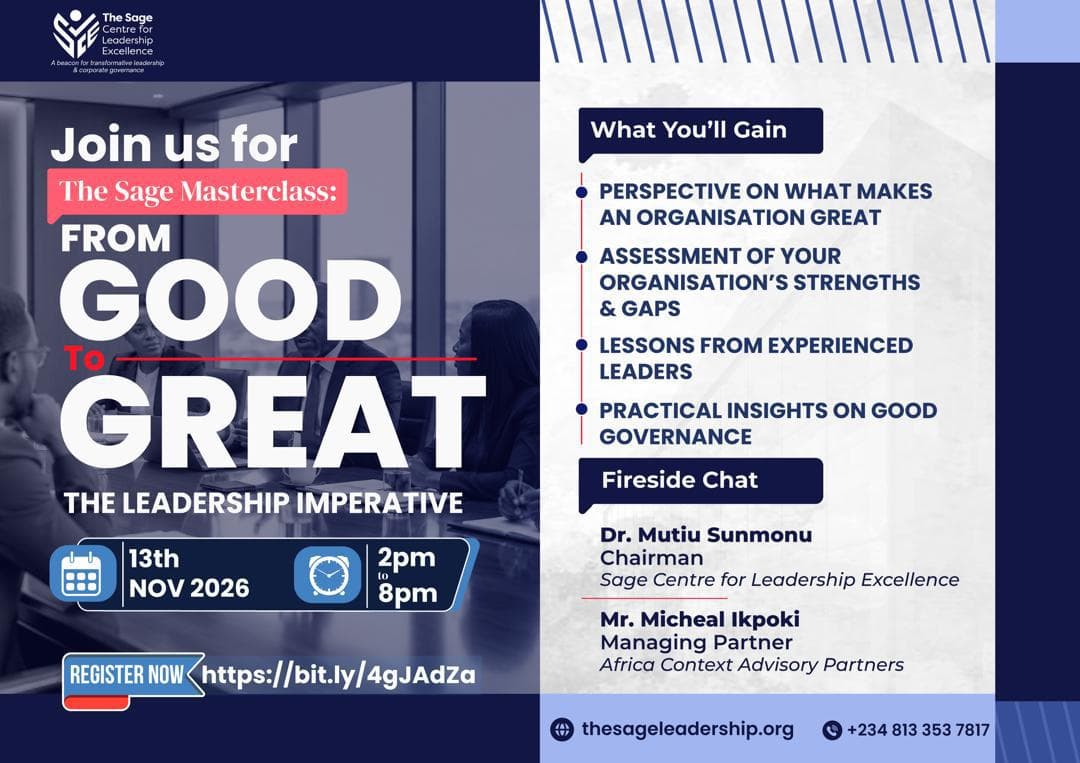 The Sage Transformational Leadership Masterclass