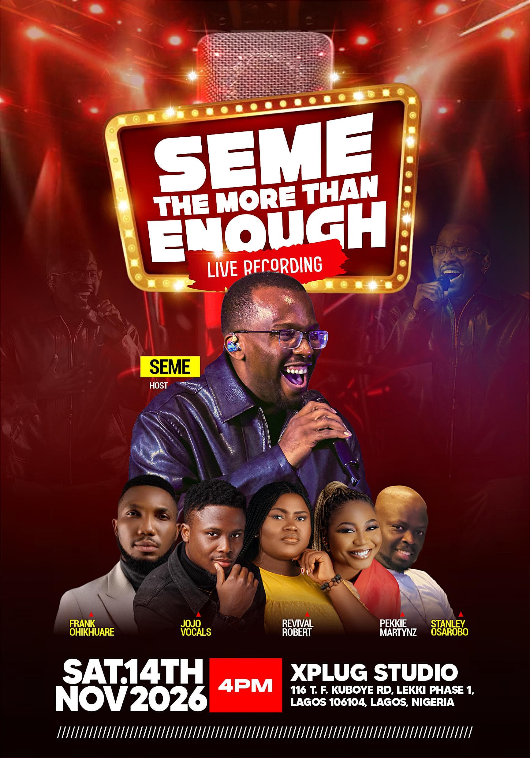 Seme Live in Lagos- The More than Enough Recording
