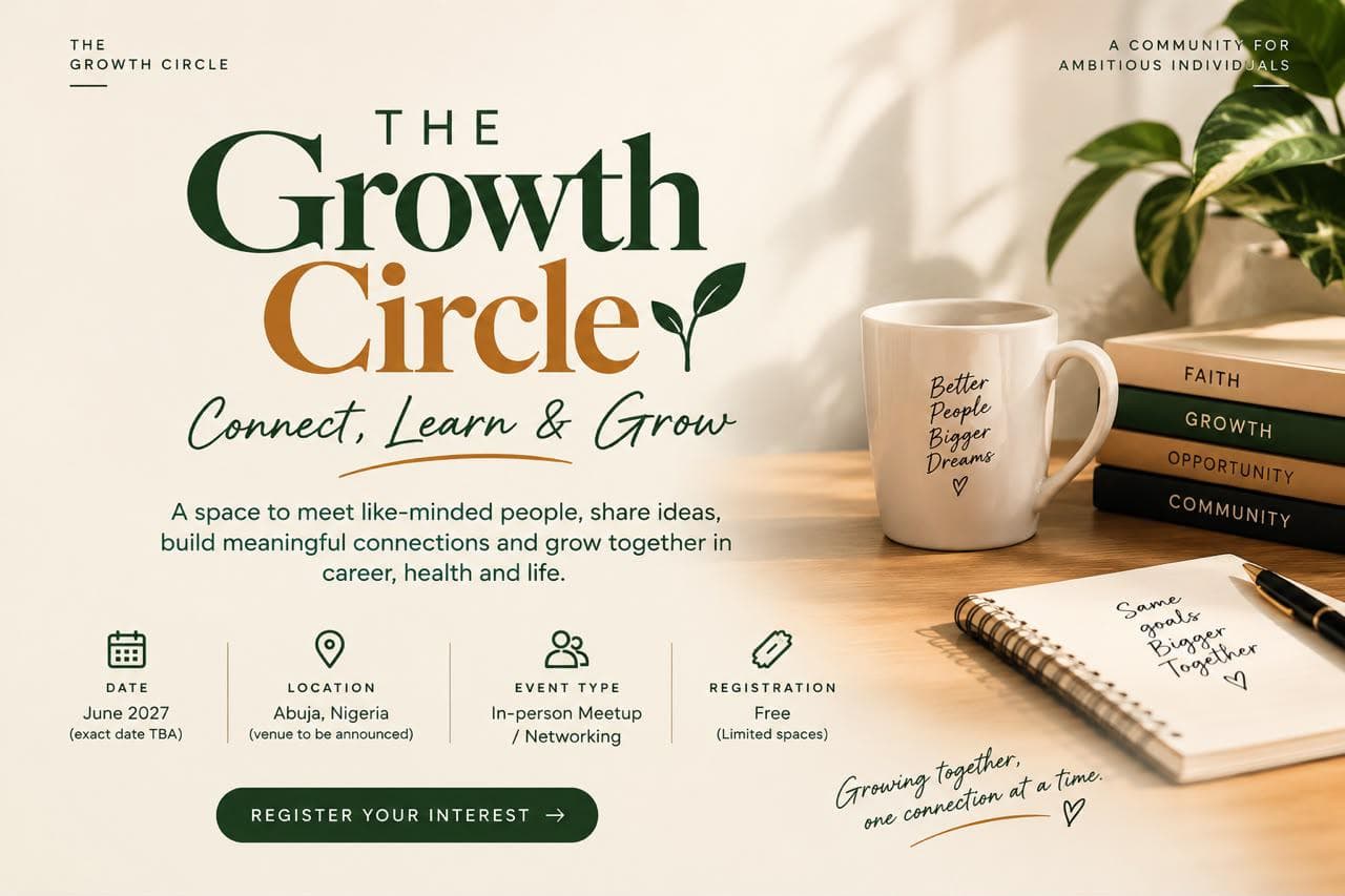 THE GROWTH CIRCLE.--- Connect. Build. Grow