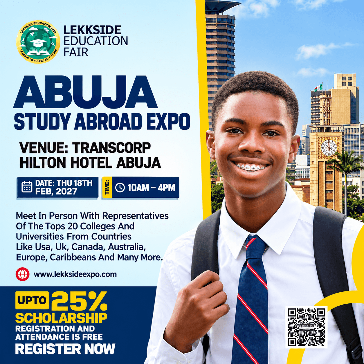 Lekkside International Education Fair -Abuja February 2027