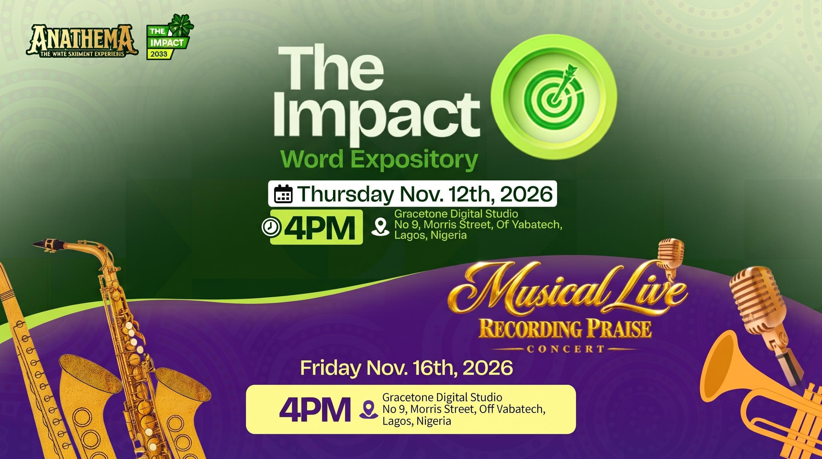ANATHEMA: The Impact | Word Exposition & Live Recording Experience