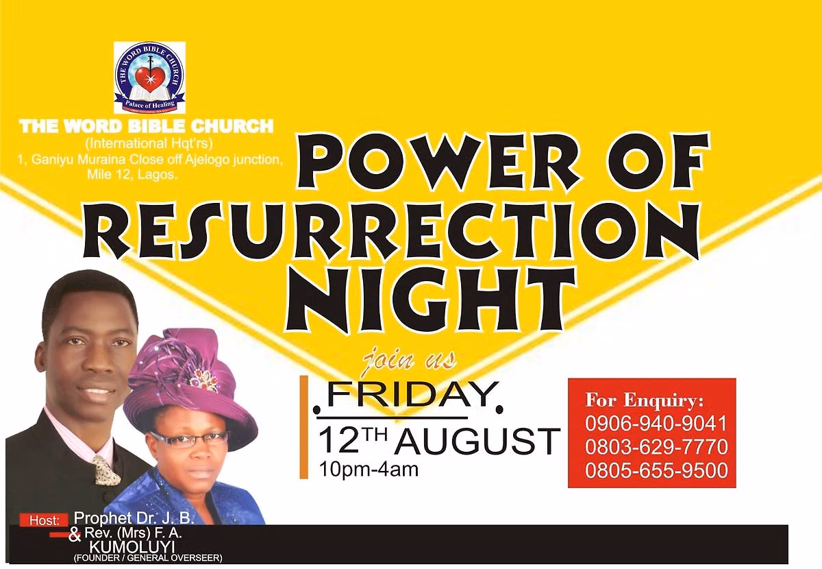 33RD ANNUAL CONVENTION WITH 3 DAYS POWER PACKED REVIVAL, MINISTERS AND MINISTERS’ WIVES CONFERENCE,
