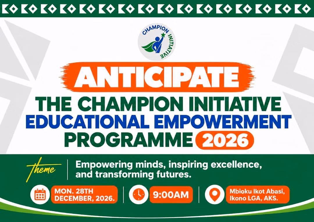 Champion Initiative, 2026