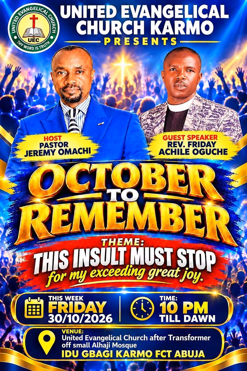OCTOBER TO REMEMBER