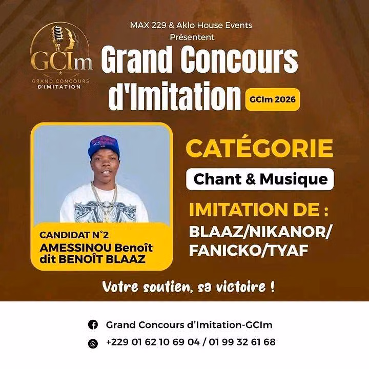Grand concours d'imitation au Bénin