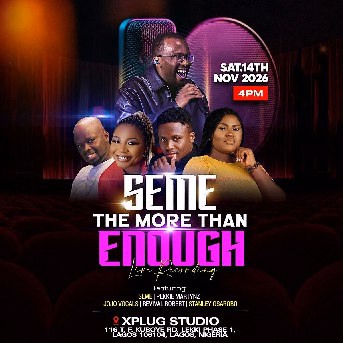 Seme Live in Lagos- The More than Enough Recording