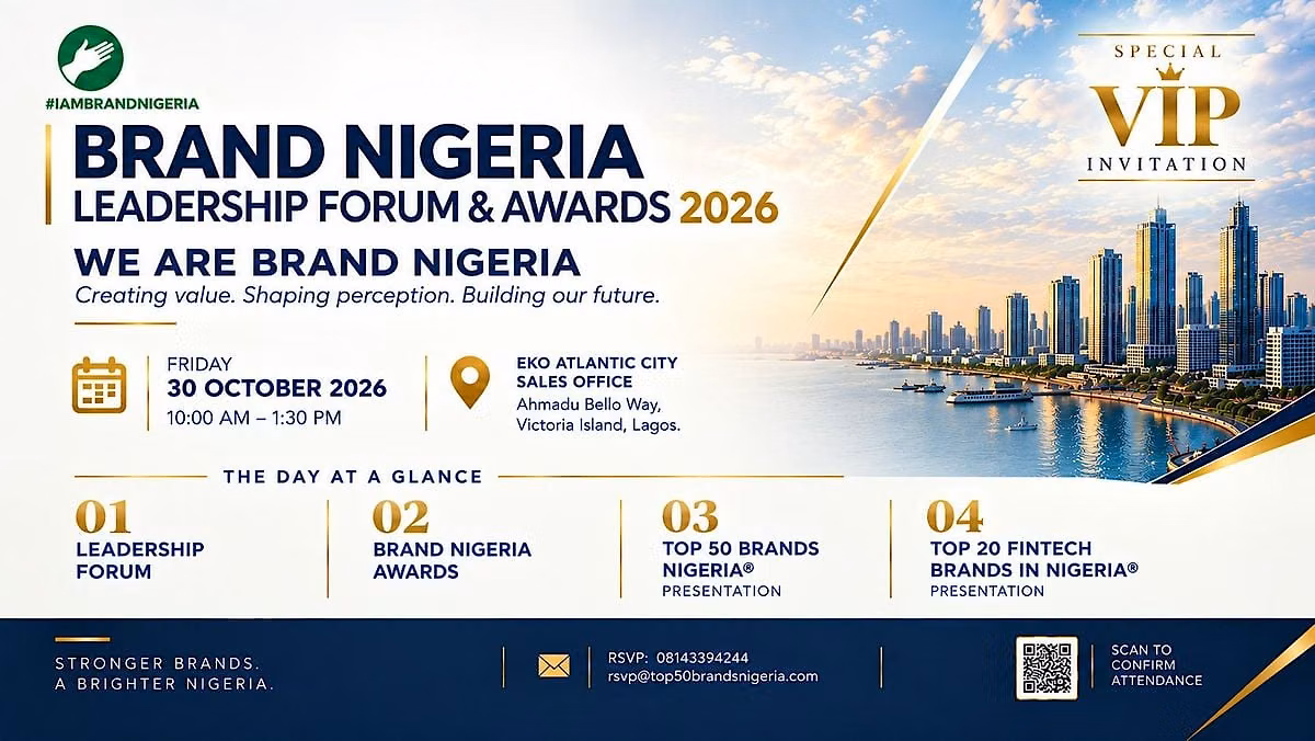 Brand Nigeria Leadership Forum - TOP 50 BRANDS NIGERIA® 2026