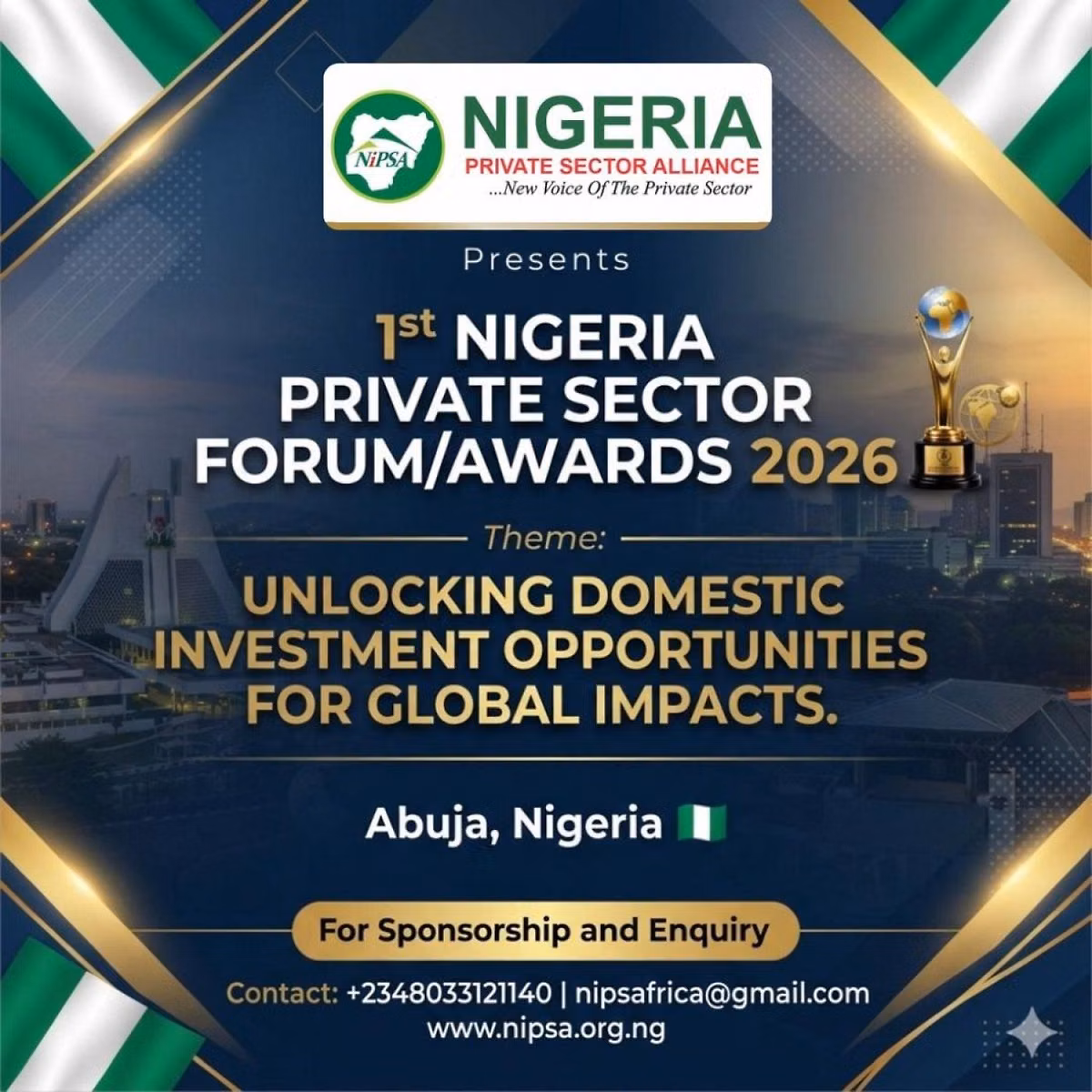 1st Nigeria Private Sector Forum & Awards 2026
